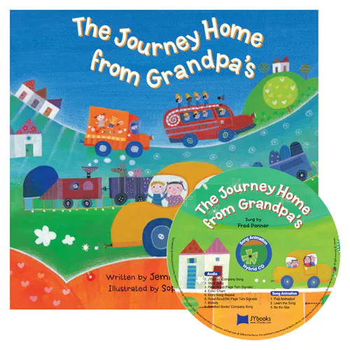 노부영 송 애니메이션 세이펜 The Journey Home from Grandpa&#039;s (Paperback+Hybrid CD)