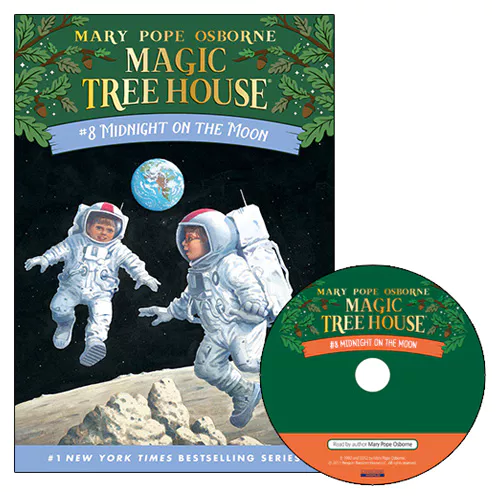 Magic Tree House #08 Set / Midnight on the Moon (Book+CD)