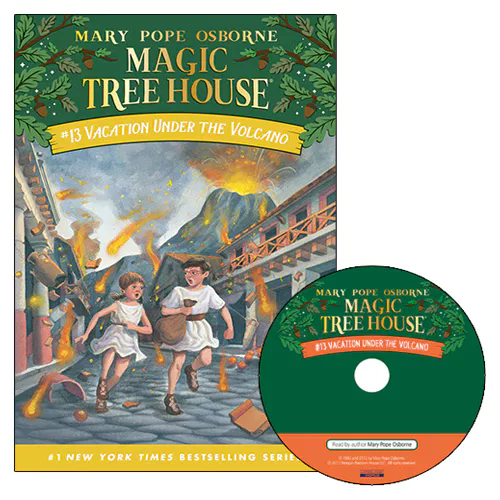 Magic Tree House #13 Set / Vacation Under the Volcano (Book+CD)