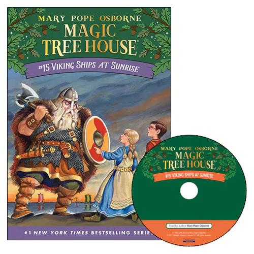 Magic Tree House #15 Set / Viking Ships at Sunrise (Book+CD)
