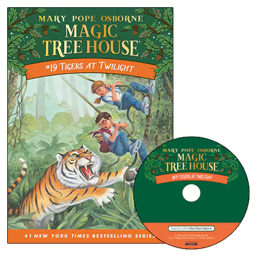 Magic Tree House #19 Set / Tigers at Twilight (Book+CD)