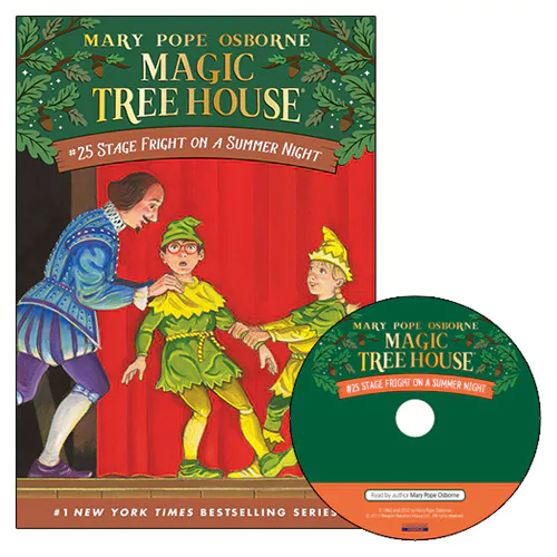 Magic Tree House #25 Set / Stage Fright on a Summer Night (Book+CD)