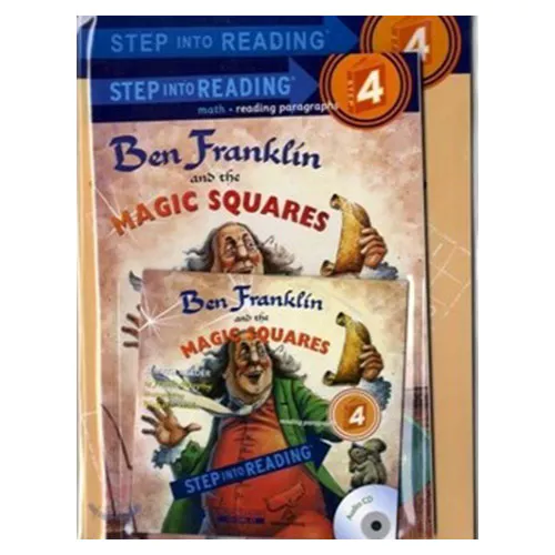 Step into Reading Step4 / Ben Franklin and the Magic Squares (Book+CD+Workbook)