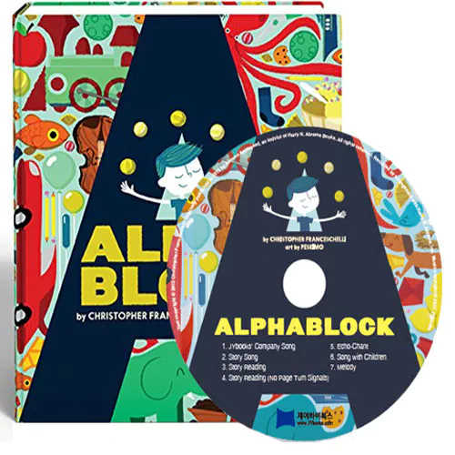 노부영 Alphablock (Board Book+CD)