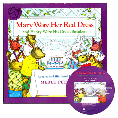 노부영 Mary Wore Her Red Dress (Paperback+CD)