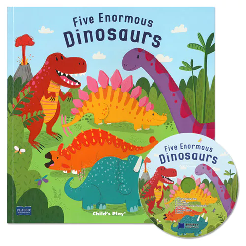 노부영 마더구스 Five Enormous Dinosaurs (Paperback+CD)