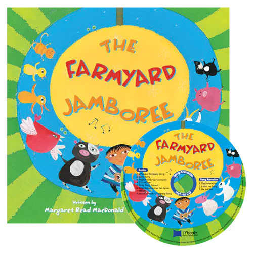노부영 송 애니메이션 The Farmyard Jamboree (Paperback+Hybrid CD)