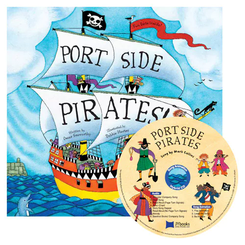 노부영 송 애니메이션 Port Side Pirates! (Paperback+Hybrid CD)