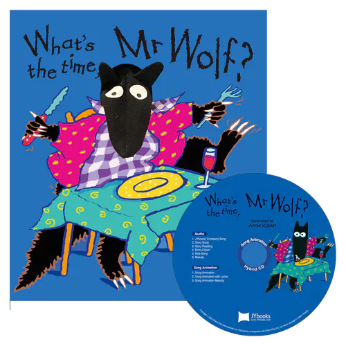 노부영 송 애니메이션 세이펜 What&#039;s the Time, Mr Wolf? (Hardcover+Hybrid CD)