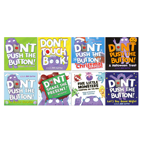 Bill Cotter / Don&#039;t Push the Button 8종 Set (Board book)