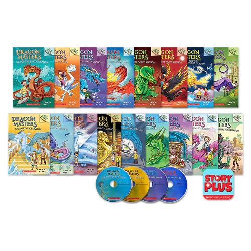 Dragon Masters #01-17 (with CD &amp; Storyplus)+Wordbook Set (NEW)