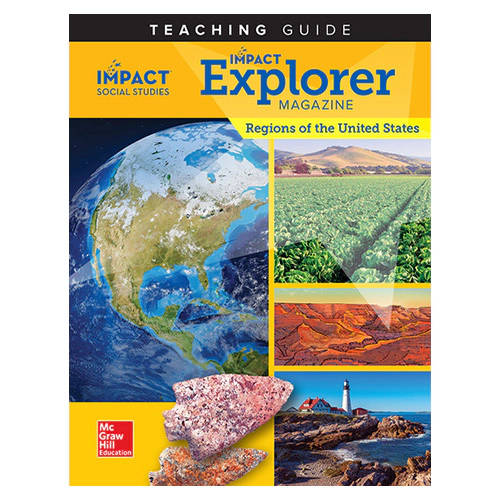 Impact Social Studies Explorer Magazine Grade 4 Regions of the United States Teaching Guides