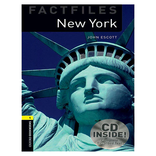 New Oxford Bookworms Library Factfiles 1 / New York with CD (3rd Edition)