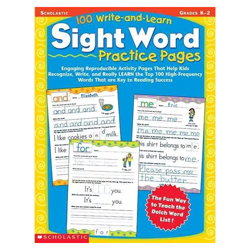 100 Writing and learn Sight Word Practice Pages