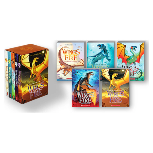 Wings of Fire #1-5 Books Boxed Set (Paperback)