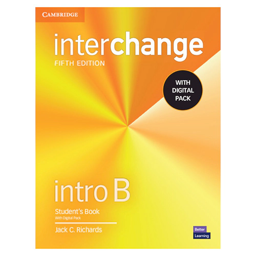 Interchange Intro B Student&#039;s Book with Digital Pack (5th Edition)