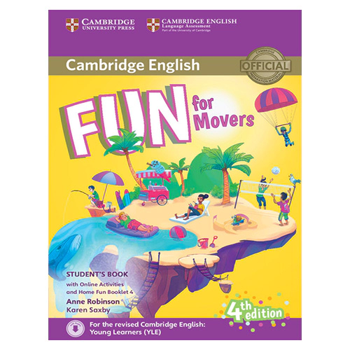 Fun for Movers Student&#039;s Book with Online Activities with Audio and Home Fun Booklet (4 Revised edition)