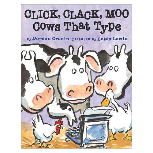 Caldecott / Click, Clack, Moo : Cows That Type (Board Book)