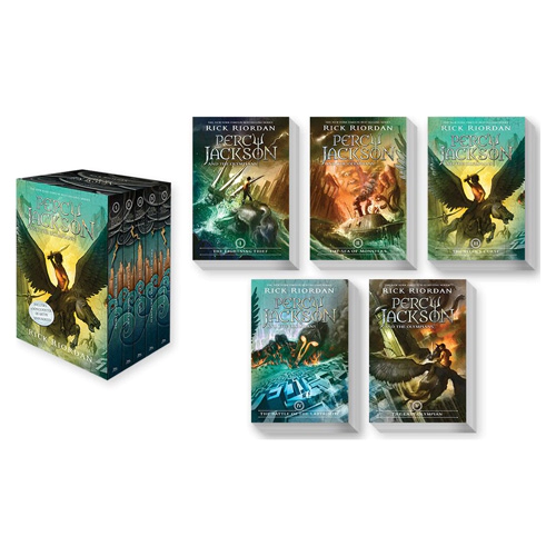Percy Jackson and the Olympians #01-05 Book Paperback Boxed Set (미국판)