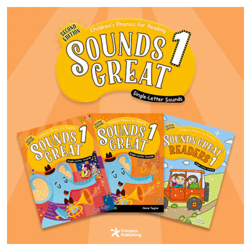 Sounds Great 1 Single-Letter Sounds Set (Student&#039;s Book+Workbook+Readers) (2nd Edition)
