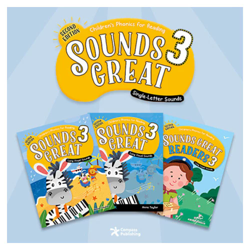 Sounds Great 3 Long Vowel Sounds Set (Student&#039;s Book+Workbook+Readers) (2nd Edition)