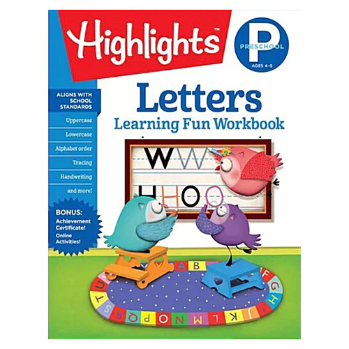 Highlights Preschool Letters Learning Fun Workbook (Grade Pre-K)
