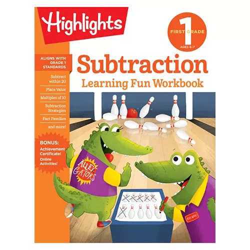 Highlights First Grade Subtraction Learning Fun Workbook (Grade 1)