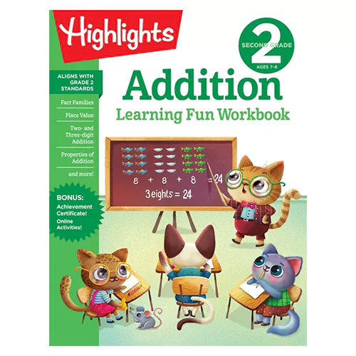 Highlights Second Grade Addition Learning Fun Workbook (Grade 2)