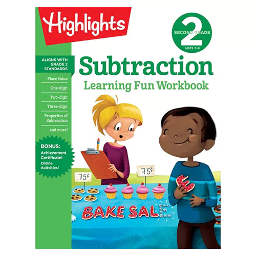 Highlights Second Grade Subtraction Learning Fun Workbook (Grade 2)