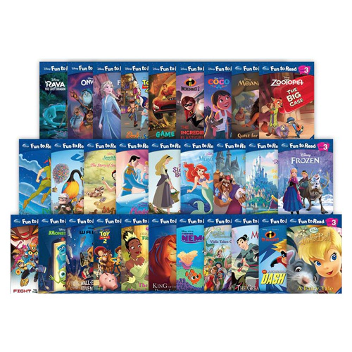 Disney Fun to Read, Learn to Read! 3단계 Book Full Set (20종)
