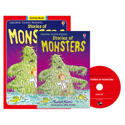 Usborne Young Reading Workbook Set 1-22 / Stories of Monsters