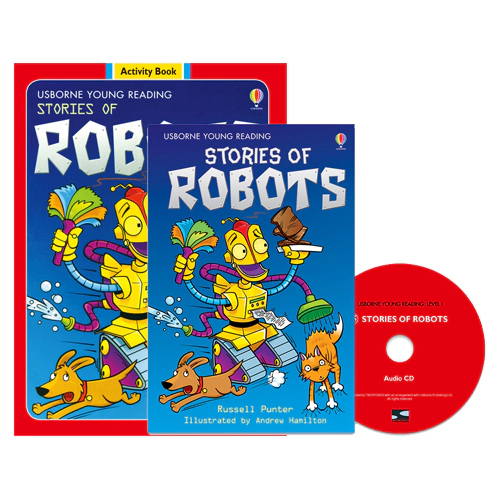 Usborne Young Reading Workbook Set 1-25 / Stories of Robots