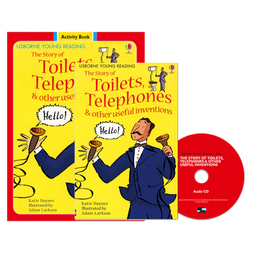 Usborne Young Reading Workbook Set 1-28 / Story of Toilets, Telephones &amp; Other Useful Inventions