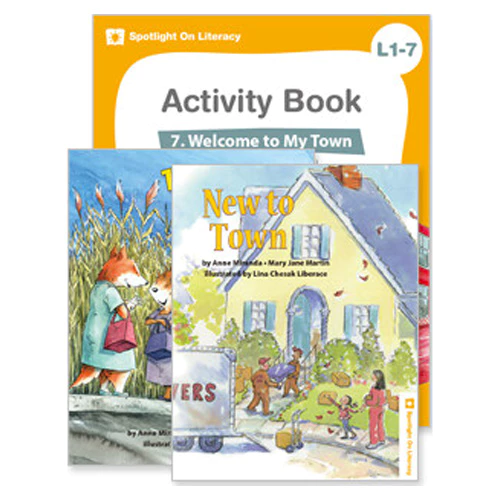 New Spotlight On Literacy 1-07 Set / Welcome to my Town (StoryBooks(2)+Activity Books+E-Book+App) (2nd Edtion)