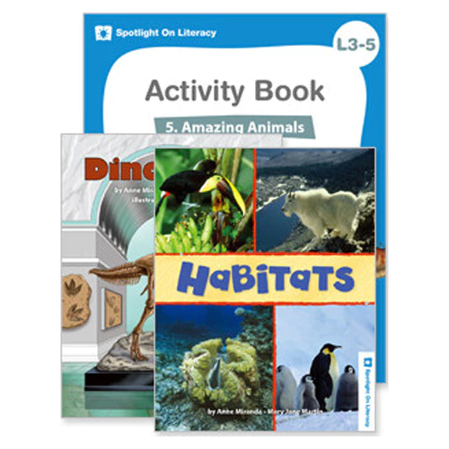 New Spotlight On Literacy 3-05 Set / Amazing Animals (StoryBooks(2)+Activity Books+E-Book+App) (2nd Edtion)