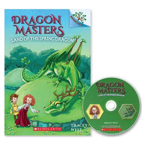 Dragon Masters #14 / Land of the Spring Dragon (with CD &amp; Storyplus QR) New