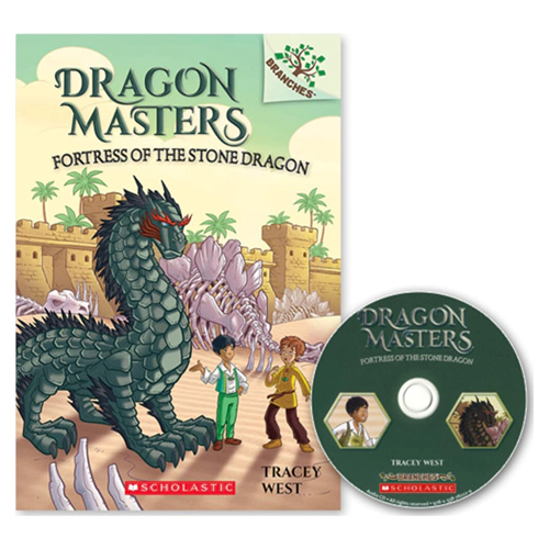 Dragon Masters #17 / Fortress of the Stone Dragon (with CD &amp; Storyplus QR) New