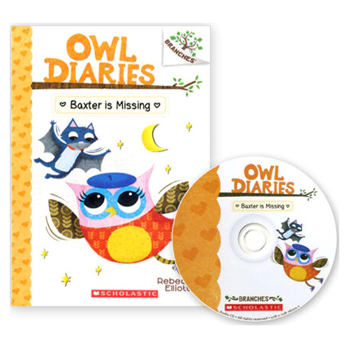 Owl Diaries #06 / Baxter Is Missing (with CD &amp; Storyplus QR) New