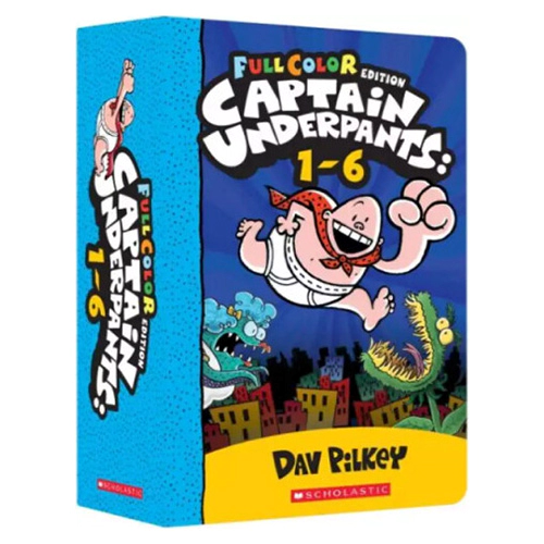 Captain Underpants #01-06 Box Set (Color Edition)