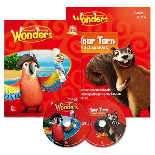 Wonders Grade 1.6 Reading / Writing Workshop &amp; Your Turn Practice Book with QR