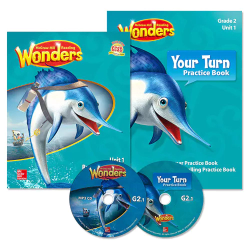 Wonders Grade 2.1 Reading / Writing Workshop &amp; Your Turn Practice Book with QR