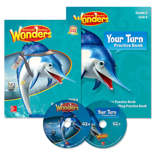 Wonders Grade 2.4 Reading / Writing Workshop &amp; Your Turn Practice Book with QR
