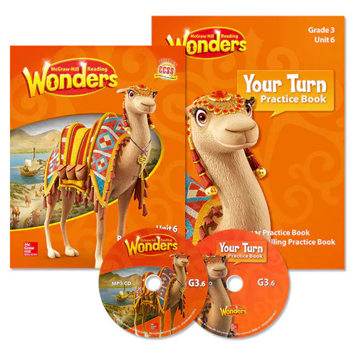 Wonders Grade 3.6 Reading / Writing Workshop &amp; Your Turn Practice Book with QR