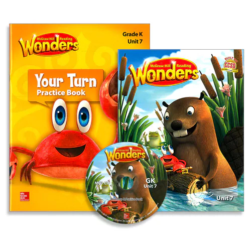 Wonders Grade K.07 Reading / Writing Workshop &amp; Your Turn Practice Book with QR