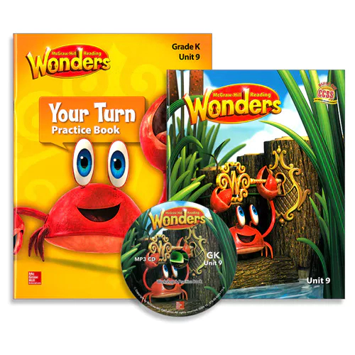 Wonders Grade K.09 Reading / Writing Workshop &amp; Your Turn Practice Book with QR
