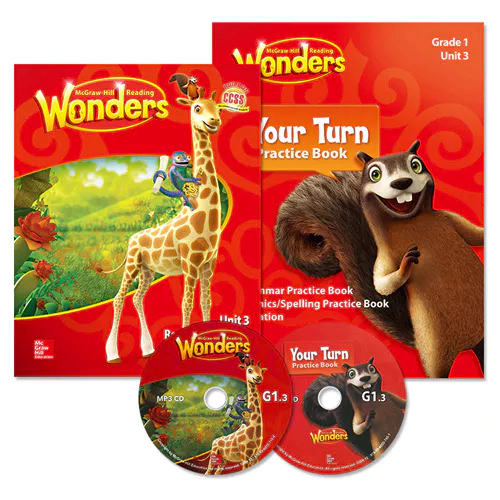Wonders Grade 1.3 Reading / Writing Workshop &amp; Your Turn Practice Book with QR