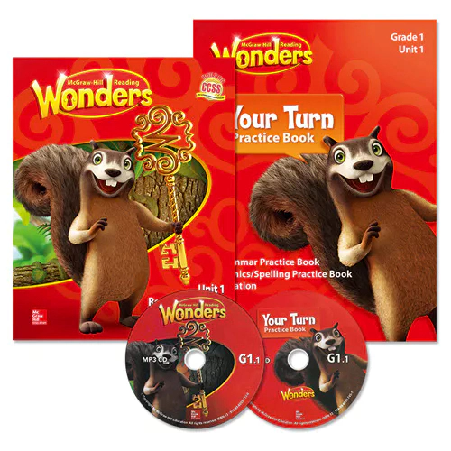 Wonders Grade 1.1 Reading / Writing Workshop &amp; Your Turn Practice Book with QR