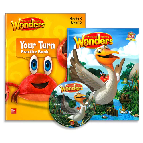 Wonders Grade K.10 Reading / Writing Workshop &amp; Your Turn Practice Book with QR