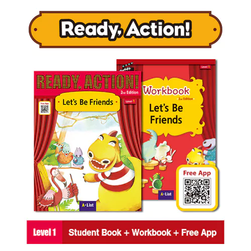 Ready Action 1 Set / Let&#039;s Be Friends (2nd Edition)(2023)