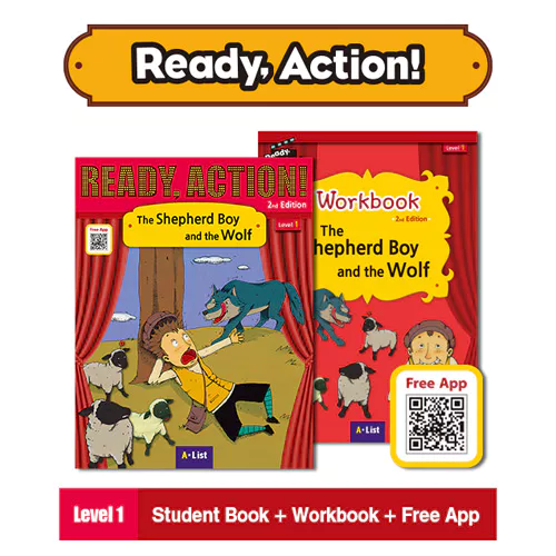 Ready Action 1 Set / The Shepherd Boy and the Wolf (2nd Edition)(2023)